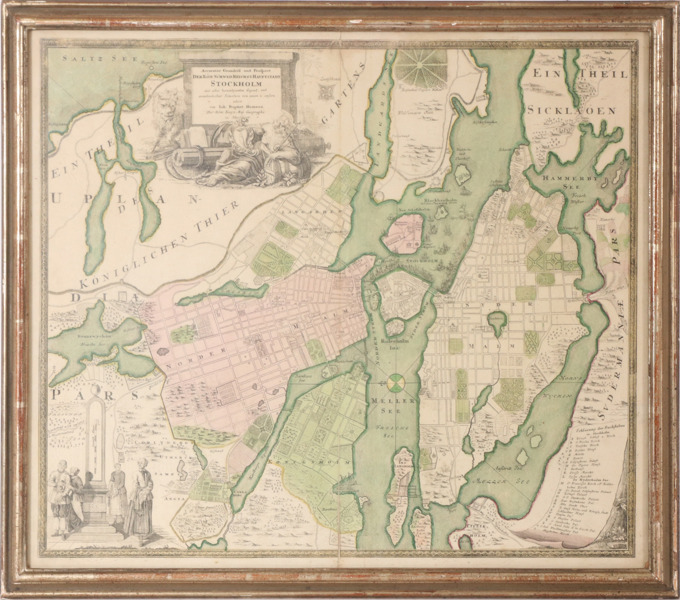 Karta, "Stockholm", Johann Baptist Homann, Nürnberg, 1700-tal_6893a_8dbea87e86c9e00_lg.jpeg